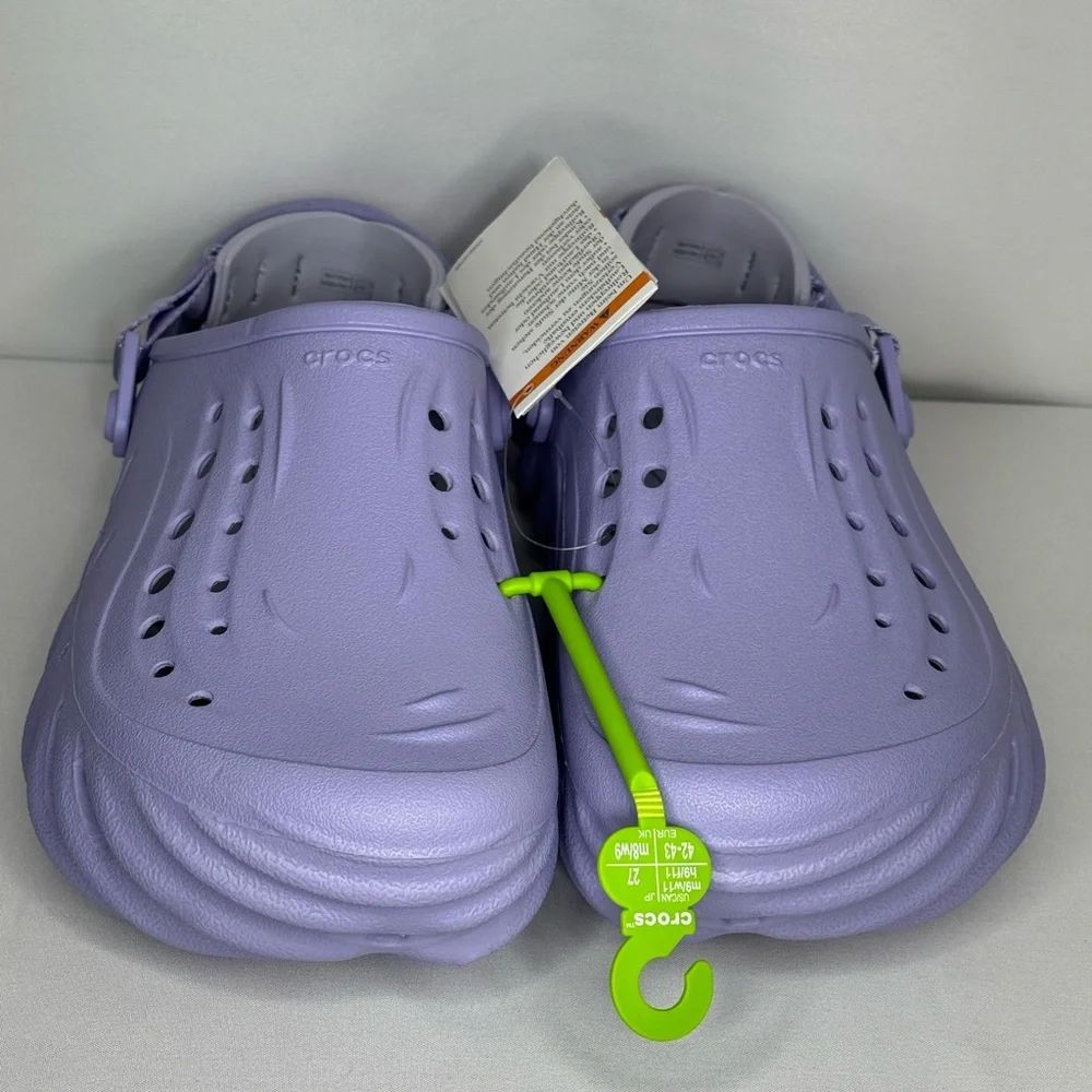CROCS Echo Lavender Clogs Shoes - Picture 3 of 8